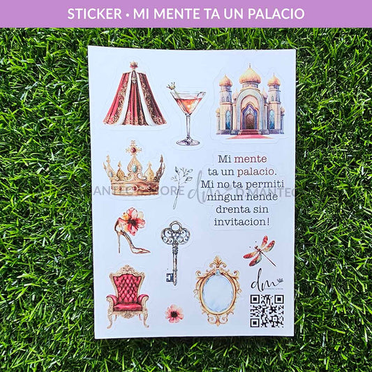 Mi Mente Ta Un Palacio | Sticker