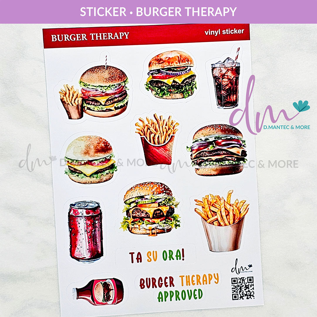 Burger Therapy | Sticker