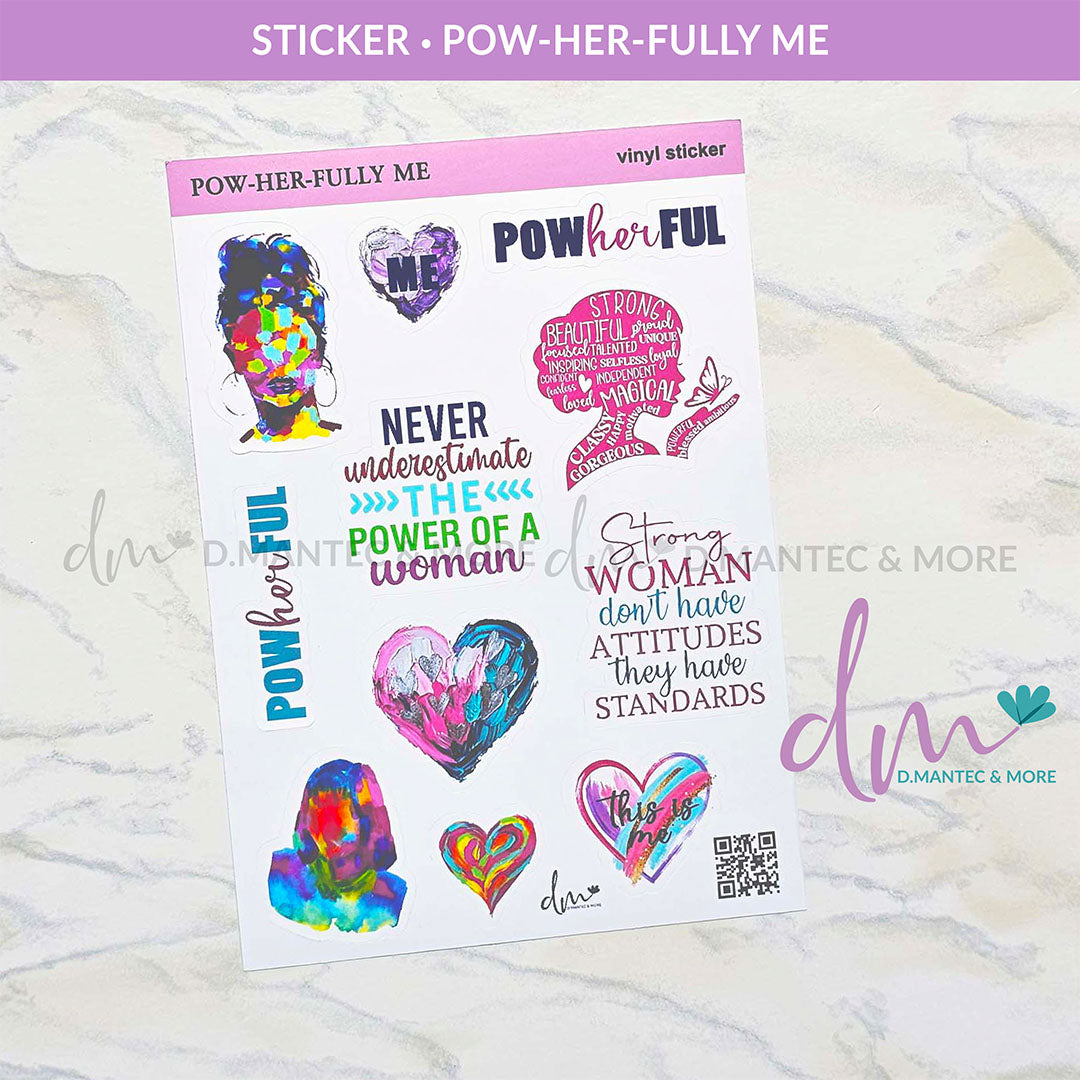 Pow-HER-Fully Me | Sticker