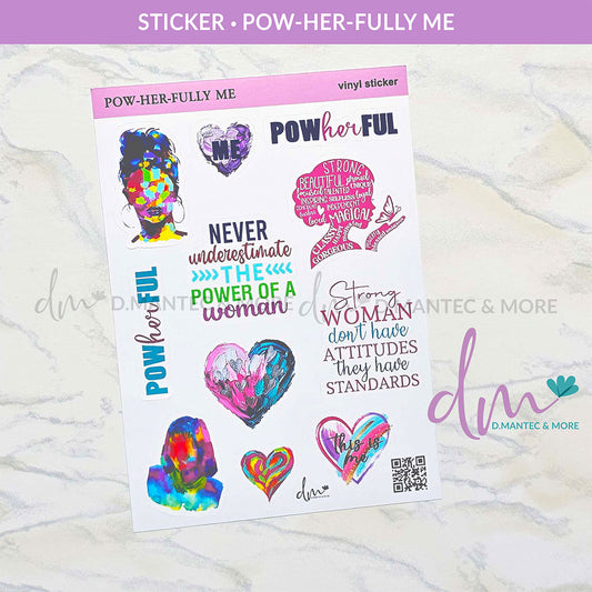 Pow-HER-Fully Me | Sticker