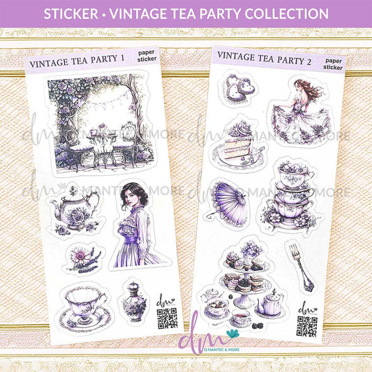 Vintage Tea Party Collection | Sticker