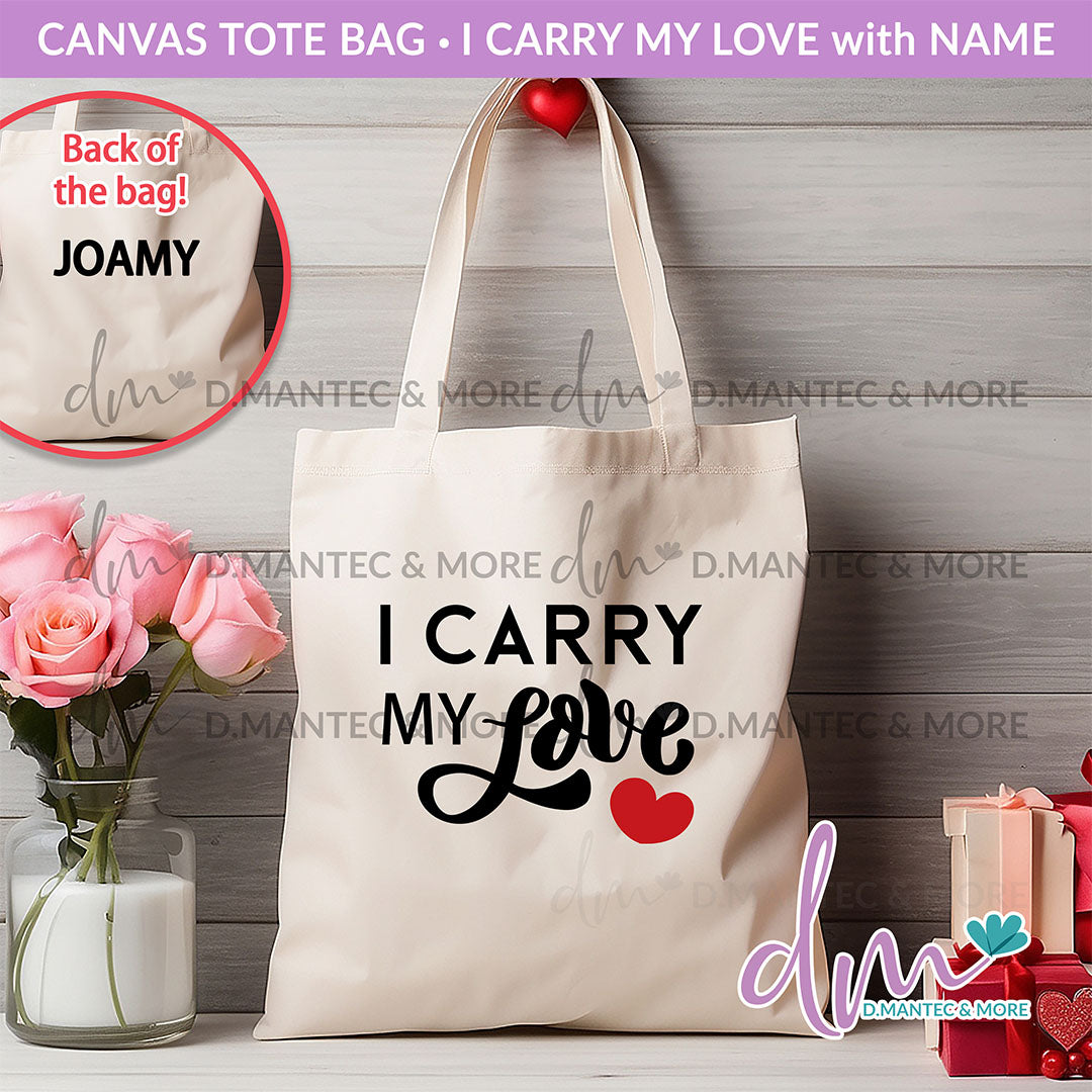 TBN - I Carry My Love | Tote Bag
