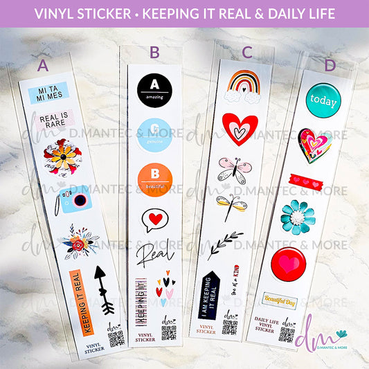 Keeping it Real & Daily Life | VINYL Sticker