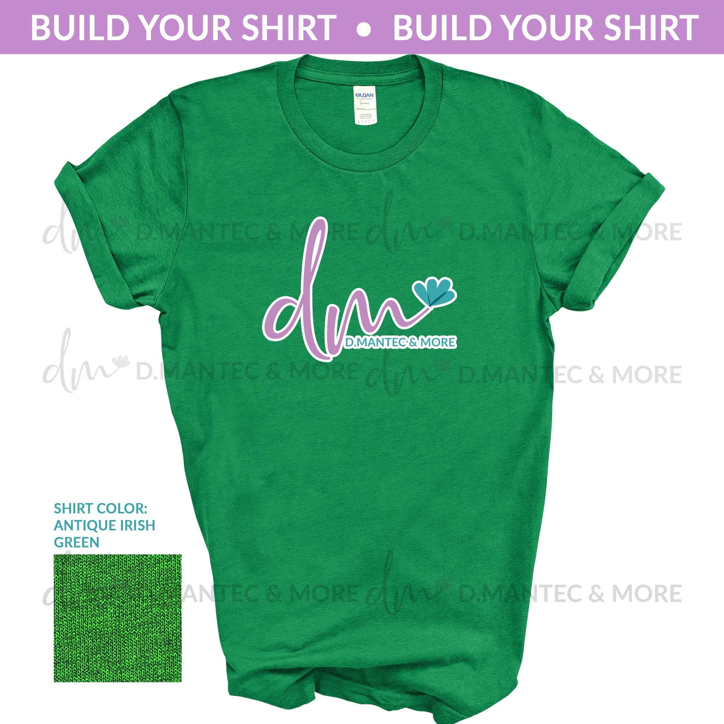 Gildan Antique Irish Green | T-shirt